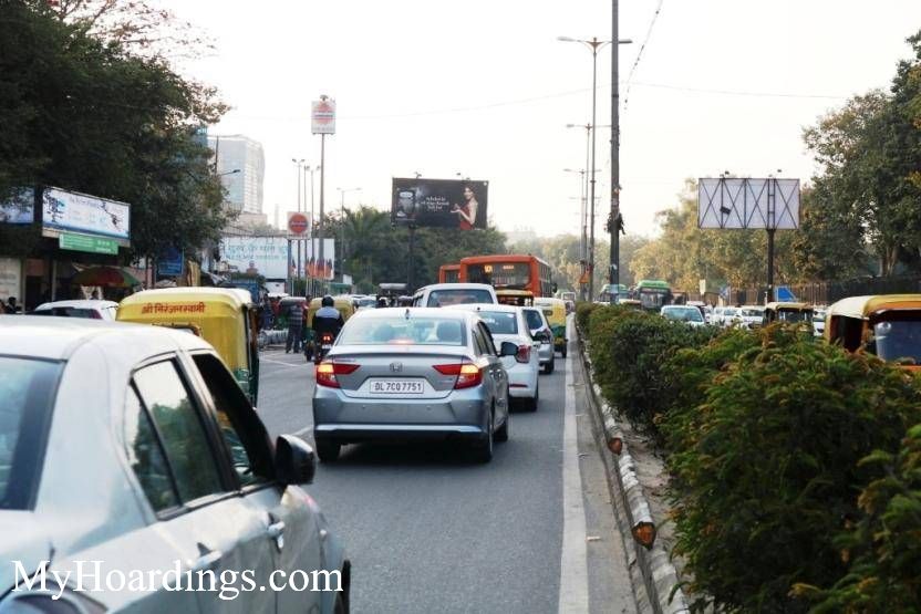 Best OOH Ad agency in New Delhi, Unipole Company at CNG Petrol Pump towards NDLS New Delhi